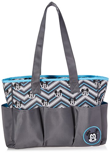 Preisvergleich Produktbild Disney Mickey Mouse 4 tgl. Wickeltasche in grau / blau
