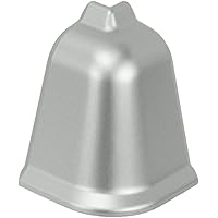 DQ-PP WINKELLEISTE AUßENECKE | Aluminium satin | 38 x 42mm | PVC | Küchenleiste Arbeitsplatte Abschlussleiste Leiste…