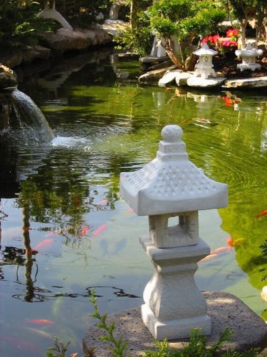 Yukimi japanische Steinlaterne Garten Laterne KO - 2