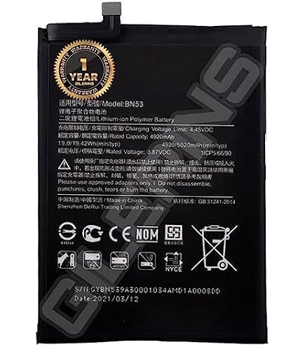 Batteria Originale Xiaomi BN53 Per Redmi Note 10 Pro – 5020 MAh