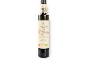 Terre Rosse - Włoska organiczna oliwa z oliwek z pierwszego tłoczenia na zimno - monokulturowa Moraiolo - certyfikaty DOP Umbria i Kosher/P - Olive Harvest 2024-1 szklana butelka 500 ml