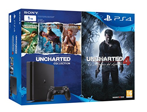 Preisvergleich Produktbild Ps4 slim + uncharted 4 sony 9896050 1 tb (1000046030)