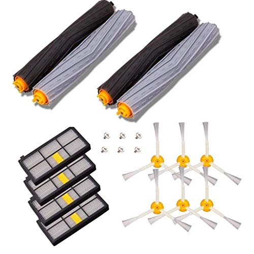 Preisvergleich Produktbild TianranRT Kehrmaschinen-Zubehörsatz Ersatzteile Bürsten Zubehörteile Für Roomba 800 900