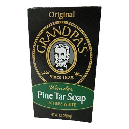 Grandpa's Soap Pine Tar Soap - 4.25 Oz, 3 Pack