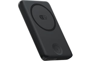 Baseus 2 w 1 Magsafe Powerbank 10000mAh 27W Podwójne pierścienie magnetyczne, Magnetische Power Bank USB C Bezprzewodowy Power Bank Kompatibel mit iPhone 12-16, Apple Watch 1-10, Ultra i SE, AirPods