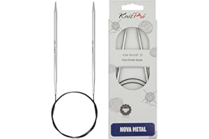 Knit Pro - KnitPro Nova (40cm x 4.50mm) Agujas Circulares Fijas - 1 Unidad