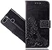 Produktbild FoneExpert® Zenfone Max Plus (ZB570TL) Handy Tasche, Wallet Case Cover Flower Hüllen Etui Hülle Ledertasche Lederhülle Schutzhülle Für ASUS Zenfone Max Plus 5.7" (ZB570TL) M1
