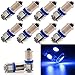 Produktbild Grandview 10 X BA9S 5050 5SMD LED Blau Trunk Leuchtmittel Auto Tür Licht Keil Seite Innen Schwanz Kennzeichenbeleuchtung DC 24 V
