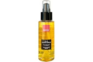Iniya Gold Argan Oil Serum 100ml | Serum Hydratant & Nutritif Riche Huile d’Argan Finition Sans Rinçage | Iniya Professional Serum Argan Oil 100ml