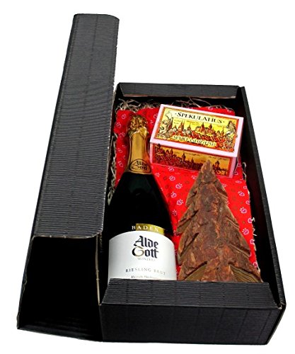 Preisvergleich Produktbild Präsentkorb Geschenkkarton - Weihnachtliches Sektpräsent