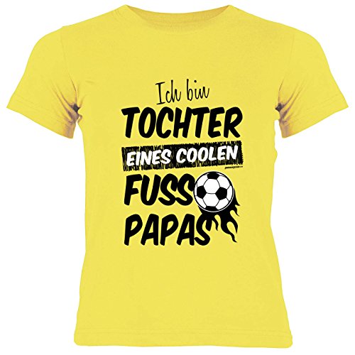 Vatertag Shirt : Tochter eines coolen Fussball PAPAs : Papa und Tochter Hemd