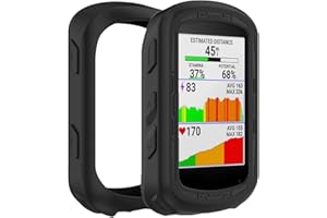 Moorovgi Cover compatibile per Garmin Edge 540/Garmin Edge 840, pelle protettiva in silicone - Accessori GPS per biciclette (Black)
