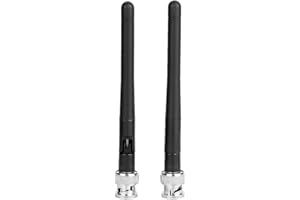 OWNSUN Drahtlose Mikrofonempfängerantenne UHF 2PCS UHF-Antenne mit BNC-Anschluss für Sennheiser EW100 EW300 EW500 G3 Empfänger HM für tragbaren Handfunkscanner