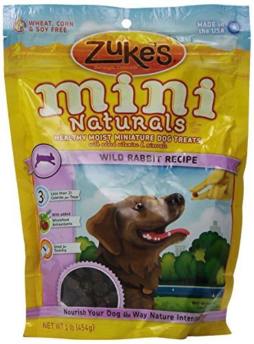 Zuke's Mini Naturals Dog Treats, Wild Rabbit Recipe, 16-Ounce by Zuke's