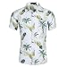 Produktbild Herren Shirt, Sommer Classics Tee Floral Bedruckt Kurzarm Taste gedrückt T-Shirt Sweatshirt Tanktop (S, Weiß)