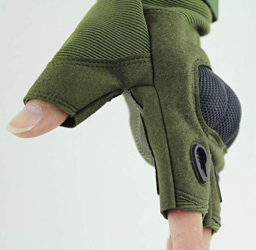 NIRVA WITH DEVICE OF WOMEN PICTURE Tactical Half Finger Gloves for Sports,Hiking,Cyclling,Travelling,Camping,Outdoor (Size XL) - Image 6