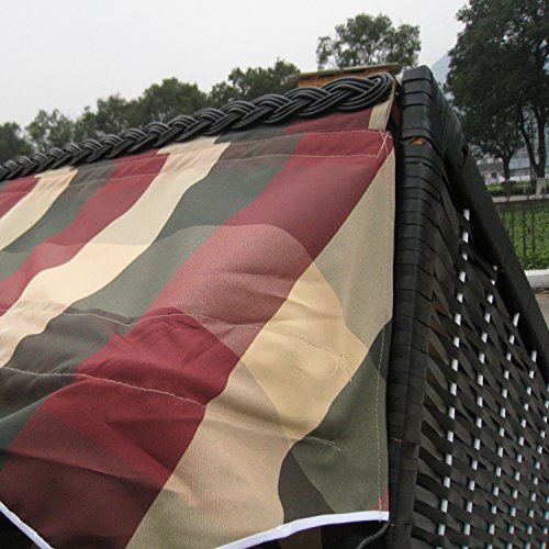 Zweisitzer Strandkorb mit klappbarer Rückenlehne für 2 Personen 118 x 80 x 160 cm (Grau) - 4