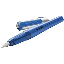 Pelikan Pelikano Füllhalter P480 – Schwarz, Mit Tintenlöscher & 6 Patronen