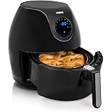Princess XXL Heißluftfritteuse mit 5,2L, Digitales Touchscreen, 7 Programme, Ohne ÖL, 1700 W, Aerofryer 182050
