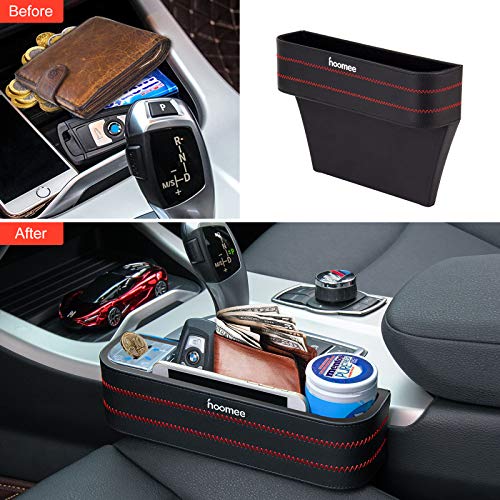 Cassetto Portaoggetti Per Auto Da 1-DIN – Organizer In ABS Per Stereo, Tasca Singola, Nero