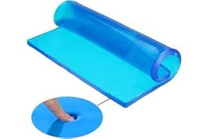 PLSUSJHAO PJhao LKW Motorrad Gel Sitzkissen Straßenrad Sitz Gel Pad Sitzkissen Dämpfung Matte Komfortable Weiche Kissen Stoßdämpfung Matten Kissen Dirtbike Sitzpolster DIY Sitz Zubehör Blau 25 x 25 x 1 cm