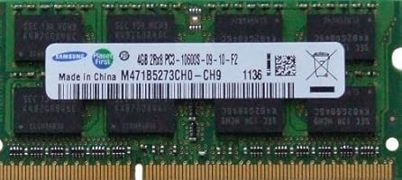 Samsung ram memory 4GB DDR3 PC3 10600, 1333MHz, 204 PIN, SODIMM for laptops