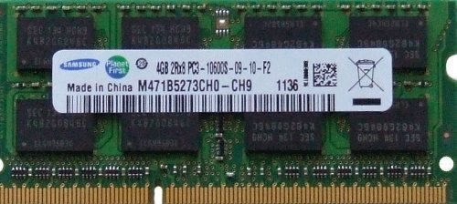 Samsung 4GB DDR3 1333MHz Unbuffered SODIMM 4GB DDR3 1333MHz m  dulo de - Memoria  4 GB  1 x 4 GB  DDR3  1333 MHz  204-pin SO-DIMM 
