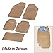 Autofurnish (Imported) Car Floor Mats (Beige) Set of 5 For Ford Fusion RS.1199.00