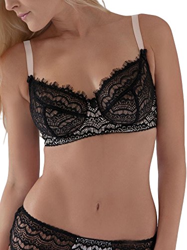 Preisvergleich Produktbild Mimi Holliday Damen Klassischer BH Schwarz schwarz 80F