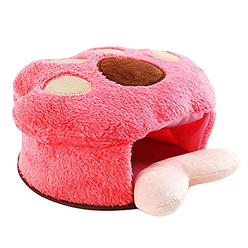 Preisvergleich Produktbild Leo565Tom USB Beheizte Mauspad Mit Armschienen Nette Cartoon Animals Winter Warm Handwärmer Plüsch Maus-pad Waschbar Bärentatze Wassermelonenrot