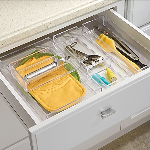 InterDesign 49670EU Clarity Schubladen-Organizer 10 x 20,5 x 5 cm - 5
