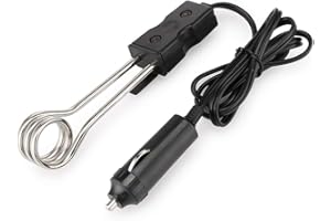 ‎MORECHIOCE Auto Tauchsieder,MoreChioce 24V Tragbare Wasserkocher Auto Warmwasserbereiter Reisen Elektrische Tauchsieder Camping Reisetauchsieder Tee Kaffee Durchlauferhitzer