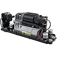AIRSUSFAT 37206864215 Air Suspension Compressor Pump with Valve Block and Bracket Assembly Compatible with BMW 5 7 Series F07 GT F11 F01 F02 F04 37206864215 37206794465 37206784137
