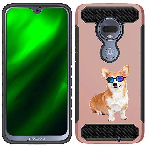 Preisvergleich Produktbild Moto G7, Rose Gold - Corgi Dog