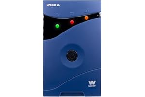 Woxter UPS 650 VA - Sistema de Alimentación Ininterrumpida SAI (650VA/360 watts, Autonomía aprox 8 minutos)