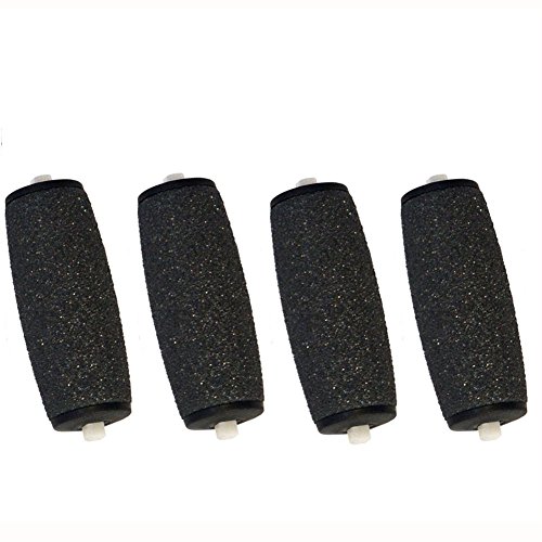 Pedi Ersatzrollen extra grob für Scholl Velvet Smooth & Mikro-Mineralrollen-entfernen Hard, hart, lebloser Haut-beste harte Haut Schönmacher (4er Pack)