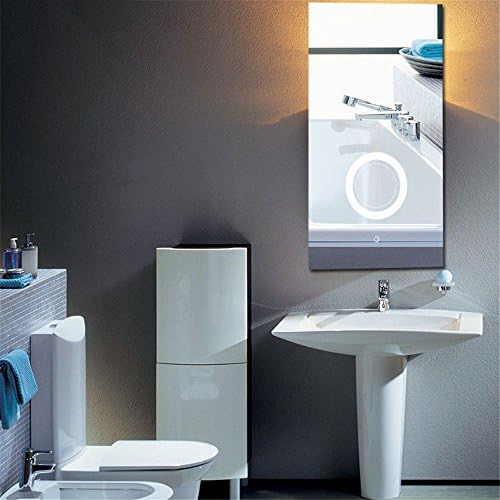 Continental Upscale Luxury Led a Bathroom Mirror, Three Times In the Round Magnifier Mirror Lamp Mirror ,600*800*45Mm