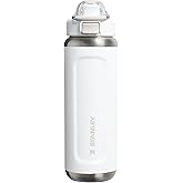 STANLEY 1913 Wellspring Bottle 0.7L - Frost | 12 Hours Cold - 40 Hours Ice Cream - BPA Free Stainless Steel Water Bottle - Di