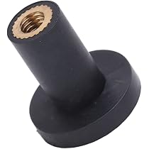 20 écrous à Sertir Caoutchouc M4 - Pour Kayak, Moto, Fixation Anti-vibration