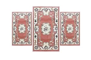 Generico Tris scendiletti a Pelo Rasato per Camera da Letto Dis.2038