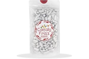 Candyfrizz Selection - Gessetti di liquirizia Bianchi, Neri e Colrati da 1kg o 500g - Incartati e Sfusi (Gessetti bianchi 1Kg)