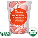 Yerba Mate Tea By Higher Tea. Robust, Healthy Tea That Boosts Energy and Vitality. Avoid Coffee Jitters ~ Kickstart Your Day with Yerba Mate to Feel Amazing and Healthy All Day Long!