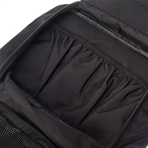 Torido Premium Kulturtasche zum Aufhängen, wasserdichte Waschtasche, faltbarer Kulturbeutel mit Haken fürs Reisen, verschiedene Fächerarten - 9