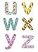 Alphabet Wall Stickers,Children's Stickers,Nursery Wall Stickers