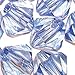 Produktbild 25g - 6mm Sky Blue Acrylic Faceted Bicone Beads - A5322