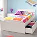Produktbild Kinderbett Inaco 20 weiß 90x200 Jugendbett mit Bettkasten Lattenrost Matratze Stauraumbett Gästebett Jugendzimmer Kinderzimmer Gästezimmer