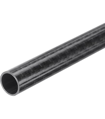 Produktbild von QUARKZMAN Kohlefaserrohr 12x14 Mm – 330 Mm, 2 Stück, 3K Glänzend, Für RC Flugzeuge, Drohnen & Modellbau