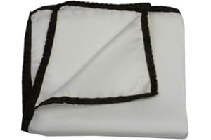 Avantgarde - Pochette Uomo da Tasca Bianca Man Handkerchief Seta Silk Bordo Diversi Colori