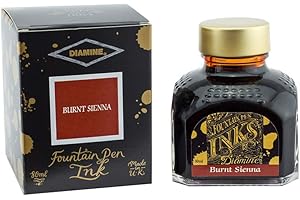 Diamine - Frasco de tinta de pluma estilográfica de 80 ml turquesa, color gris