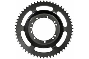 MOTODAK Sprocket wheel cyclo adaptable peugeot 103 wheel spokes 56 dts (bore 94 mm) 11 holes black